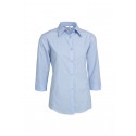 Ladies Corporate Shirts - Ladies Micro Check 3/4 Sleeve Shirt