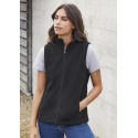 Fleece Tops - Ladies Plain Micro Fleece Vest