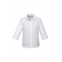 Ladies Corporate Shirts - Ladies Luxe 3/4 Sleeve Shirt