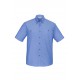 Mens Wrinkle Free Chambray Short Sleeve Shirt