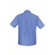 Mens Wrinkle Free Chambray Short Sleeve Shirt