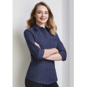 Ladies Corporate Shirts - Ladies Harper 3/4 Sleeve Shirt