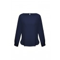 Ladies Corporate Shirts - Ladies Madison Boatneck Blouse