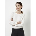 Ladies Corporate Shirts - Ladies Madison Boatneck Blouse
