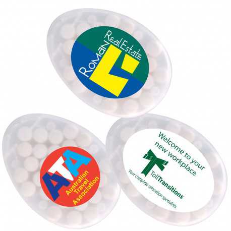 Egg Shape Sugar Free Breath Mints