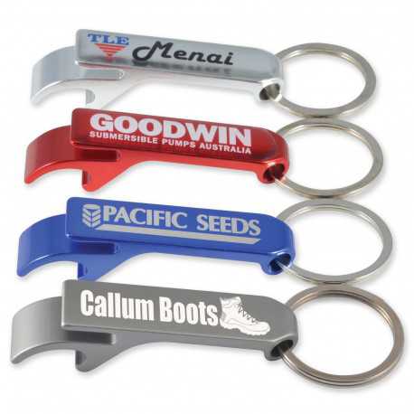 Metal Keyrings - Cheers Bottle Opener / Keytag