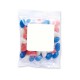 Promotional Jelly Beans - Corporate Colour Mini Jelly Beans in 50 Gram Cello Bag
