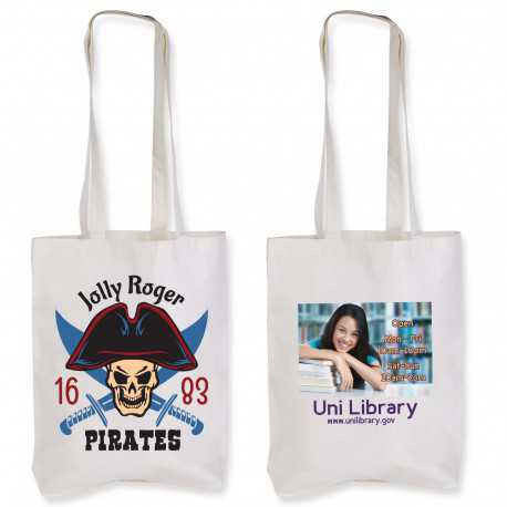 Tote & Calico Bags - Long Handle Bamboo Bag