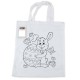 Tote & Calico Bags - Colouring Short Handle Cotton Bag & Crayons