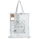 Tote & Calico Bags - Colouring Short Handle Cotton Bag & Pencils