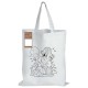 Tote & Calico Bags - Colouring Short Handle Cotton Bag & Pencils