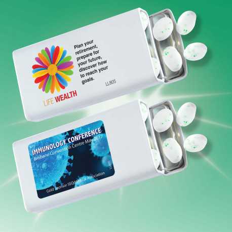 Branded Mints - Spearmints in Flip Top Tin 25g