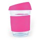 Reusable Coffee Cups - Glass - Vienna Coffee Cup / Silicone Lid 320ml
