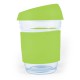 Reusable Coffee Cups - Glass - Vienna Coffee Cup / Silicone Lid 320ml