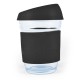 Reusable Coffee Cups - Glass - Vienna Coffee Cup / Silicone Lid 320ml