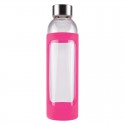 Drink Bottles - Glass - 550ml Capri Glass Bottle / Silicone Sleeve