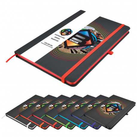 Promotional Journals & Noteboooks - Venture Supreme A5 Notebook