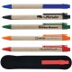 Bamboo & Wood Enviro Pens - Matador Cardboard Pen