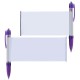 Plastic Promotional Pens - Banner Pen Plastic