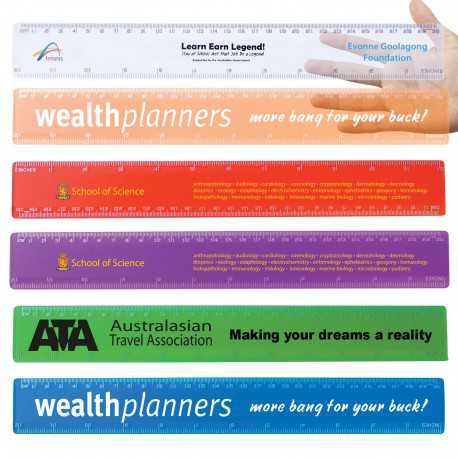 Rulers - Transparent 30cm Ruler