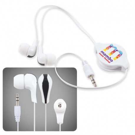 Wired & Bluetooth Headphones - Zen Retractable Earbuds / Headphones