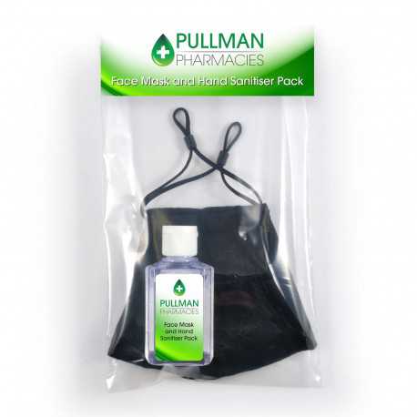 Face Masks - Deluxe Face Mask / Hand Sanitiser Pack