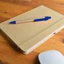 Promotional Journals & Noteboooks - Venture A5 Natural Notebook / Matador Pen