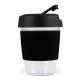Reusable Coffee Cups - Kick Cup Crystal / Silicone Band 320ml