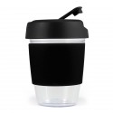 Reusable Coffee Cups - Kick Cup Crystal / Silicone Band 320ml