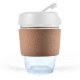 Reusable Coffee Cups - Glass - Vienna Coffee Cup / Cork Band 320ml
