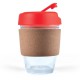 Reusable Coffee Cups - Glass - Vienna Coffee Cup / Cork Band 320ml