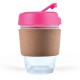 Reusable Coffee Cups - Glass - Vienna Coffee Cup / Cork Band 320ml