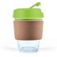 Reusable Coffee Cups - Glass - Vienna Coffee Cup / Cork Band 320ml