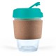 Reusable Coffee Cups - Glass - Vienna Coffee Cup / Cork Band 320ml