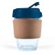 Reusable Coffee Cups - Glass - Vienna Coffee Cup / Cork Band 320ml