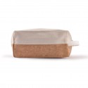 Toiletry Bags - Scenic Cotton Cork Utility Pouch