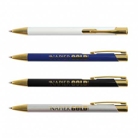 Metal Promotional Pens - Napier Pen Metal (Gold Edition)