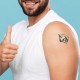 Printed Tattoos - 38 x 38mm Classic Temporary Tattoos