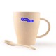 Reusable Coffee Cups - Avenue Wheat Fibre Cup and Spoon 330ml