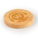 Bottle Openers - Discus Bamboo Bottle Opener Coaster