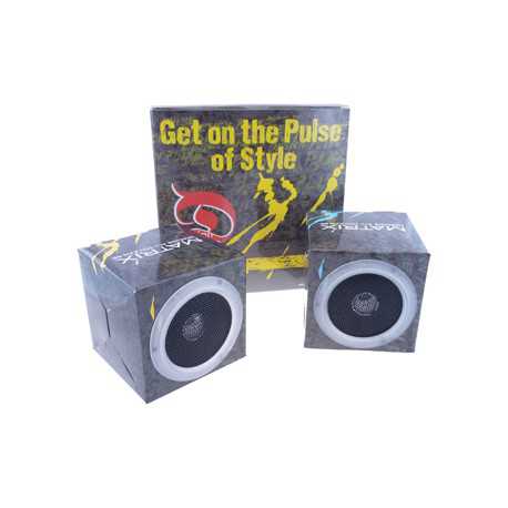 Wired & Bluetooth Speakers - Cubic Foldable Speakers
