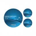 Coasters - PVC Pad with 2 Coasters