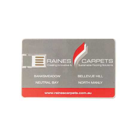 Credit Card Style USB Flash Drives - Acrylic Credit Card Flash Drive 4GB - 32GB