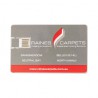 Acrylic Credit Card Flash Drive 4GB - 32GB