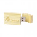 Wood & Bamboo Flash Drives - Magnetic Bamboo USB Drive 4GB - 32GB