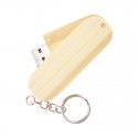 Wood & Bamboo Flash Drives - Wooden Swivel Drive 4GB - 32GB