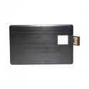 Credit Card Style USB Flash Drives - Alu Black Credit Card Drive 4GB - 32GB