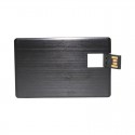 Credit Card Style USB Flash Drives - Alu Black Credit Card Drive 4GB - 32GB