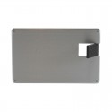 Credit Card Style USB Flash Drives - Alu Black Credit Card Drive 4GB - 32GB