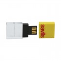 Credit Card Style USB Flash Drives - Moulded 3D Crystal Flash Drive 4GB - 32GB